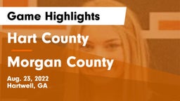 Hart County  vs Morgan County  Game Highlights - Aug. 23, 2022