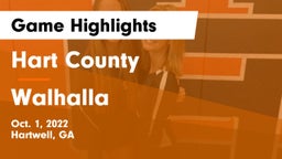 Hart County  vs Walhalla  Game Highlights - Oct. 1, 2022