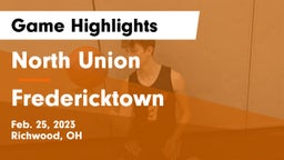 North Union  vs Fredericktown  Game Highlights - Feb. 25, 2023