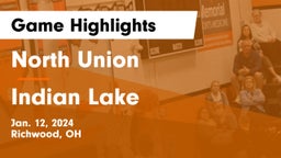 North Union  vs Indian Lake  Game Highlights - Jan. 12, 2024