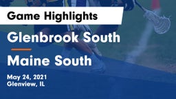 Glenbrook South  vs Maine South  Game Highlights - May 24, 2021