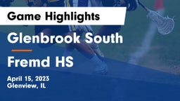 Glenbrook South  vs Fremd HS Game Highlights - April 15, 2023