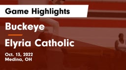 Buckeye  vs Elyria Catholic  Game Highlights - Oct. 13, 2022