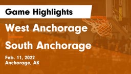 West Anchorage  vs South Anchorage  Game Highlights - Feb. 11, 2022