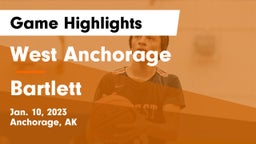 West Anchorage  vs Bartlett  Game Highlights - Jan. 10, 2023