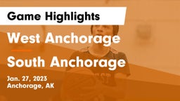 West Anchorage  vs South Anchorage  Game Highlights - Jan. 27, 2023