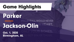 Parker  vs Jackson-Olin Game Highlights - Oct. 1, 2020