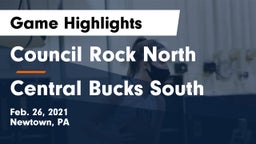Council Rock North  vs Central Bucks South  Game Highlights - Feb. 26, 2021