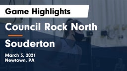 Council Rock North  vs Souderton  Game Highlights - March 3, 2021