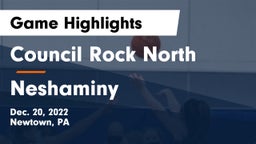 Council Rock North  vs Neshaminy  Game Highlights - Dec. 20, 2022