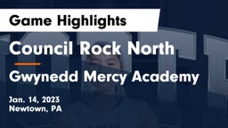 Council Rock North  vs Gwynedd Mercy Academy  Game Highlights - Jan. 14, 2023