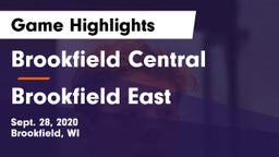 Brookfield Central  vs Brookfield East  Game Highlights - Sept. 28, 2020