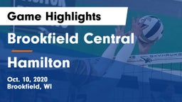 Brookfield Central  vs Hamilton  Game Highlights - Oct. 10, 2020