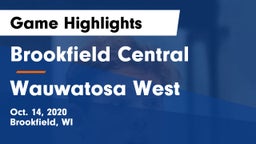 Brookfield Central  vs Wauwatosa West  Game Highlights - Oct. 14, 2020