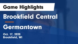 Brookfield Central  vs Germantown  Game Highlights - Oct. 17, 2020