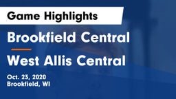 Brookfield Central  vs West Allis Central Game Highlights - Oct. 23, 2020