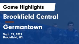 Brookfield Central  vs Germantown  Game Highlights - Sept. 22, 2021