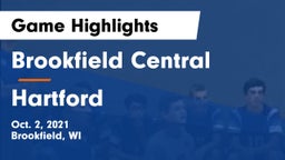 Brookfield Central  vs Hartford  Game Highlights - Oct. 2, 2021