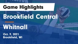 Brookfield Central  vs Whitnall  Game Highlights - Oct. 9, 2021