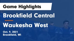 Brookfield Central  vs Waukesha West  Game Highlights - Oct. 9, 2021
