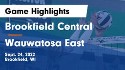 Brookfield Central  vs Wauwatosa East Game Highlights - Sept. 24, 2022
