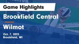 Brookfield Central  vs Wilmot Game Highlights - Oct. 7, 2023