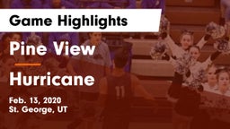 Pine View  vs Hurricane  Game Highlights - Feb. 13, 2020