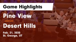 Pine View  vs Desert Hills  Game Highlights - Feb. 21, 2020