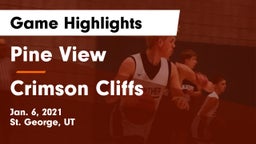 Pine View  vs Crimson Cliffs  Game Highlights - Jan. 6, 2021