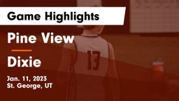 Pine View  vs Dixie  Game Highlights - Jan. 11, 2023