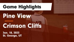 Pine View  vs Crimson Cliffs  Game Highlights - Jan. 18, 2023