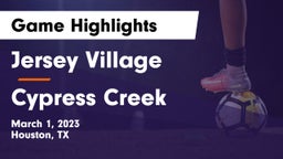 Jersey Village  vs Cypress Creek  Game Highlights - March 1, 2023