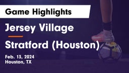 Jersey Village  vs Stratford  (Houston) Game Highlights - Feb. 13, 2024