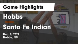 Hobbs  vs Santa Fe Indian  Game Highlights - Dec. 8, 2022