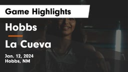 Hobbs  vs La Cueva  Game Highlights - Jan. 12, 2024