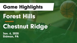 Forest Hills  vs Chestnut Ridge  Game Highlights - Jan. 6, 2020