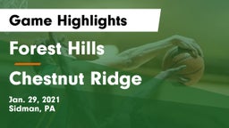 Forest Hills  vs Chestnut Ridge  Game Highlights - Jan. 29, 2021