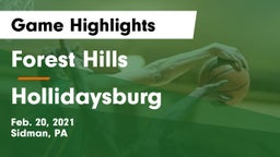 Forest Hills  vs Hollidaysburg  Game Highlights - Feb. 20, 2021