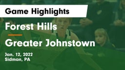 Forest Hills  vs Greater Johnstown  Game Highlights - Jan. 12, 2022