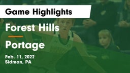 Forest Hills  vs Portage  Game Highlights - Feb. 11, 2022