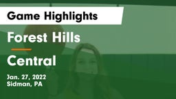 Forest Hills  vs Central Game Highlights - Jan. 27, 2022