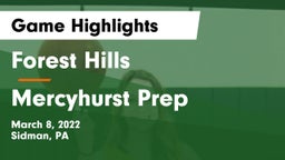 Forest Hills  vs Mercyhurst Prep  Game Highlights - March 8, 2022