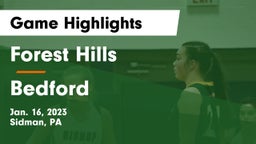 Forest Hills  vs Bedford  Game Highlights - Jan. 16, 2023