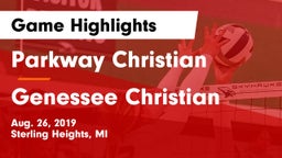 Parkway Christian  vs Genessee Christian Game Highlights - Aug. 26, 2019