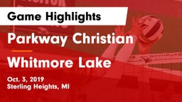 Parkway Christian  vs Whitmore Lake Game Highlights - Oct. 3, 2019