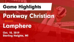Parkway Christian  vs Lamphere  Game Highlights - Oct. 10, 2019