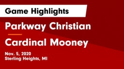 Parkway Christian  vs Cardinal Mooney Game Highlights - Nov. 5, 2020