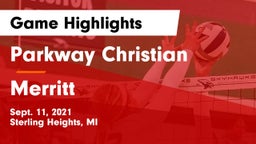 Parkway Christian  vs Merritt  Game Highlights - Sept. 11, 2021