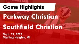 Parkway Christian  vs Southfield Christian Game Highlights - Sept. 21, 2023