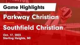 Parkway Christian  vs Southfield Christian Game Highlights - Oct. 17, 2023